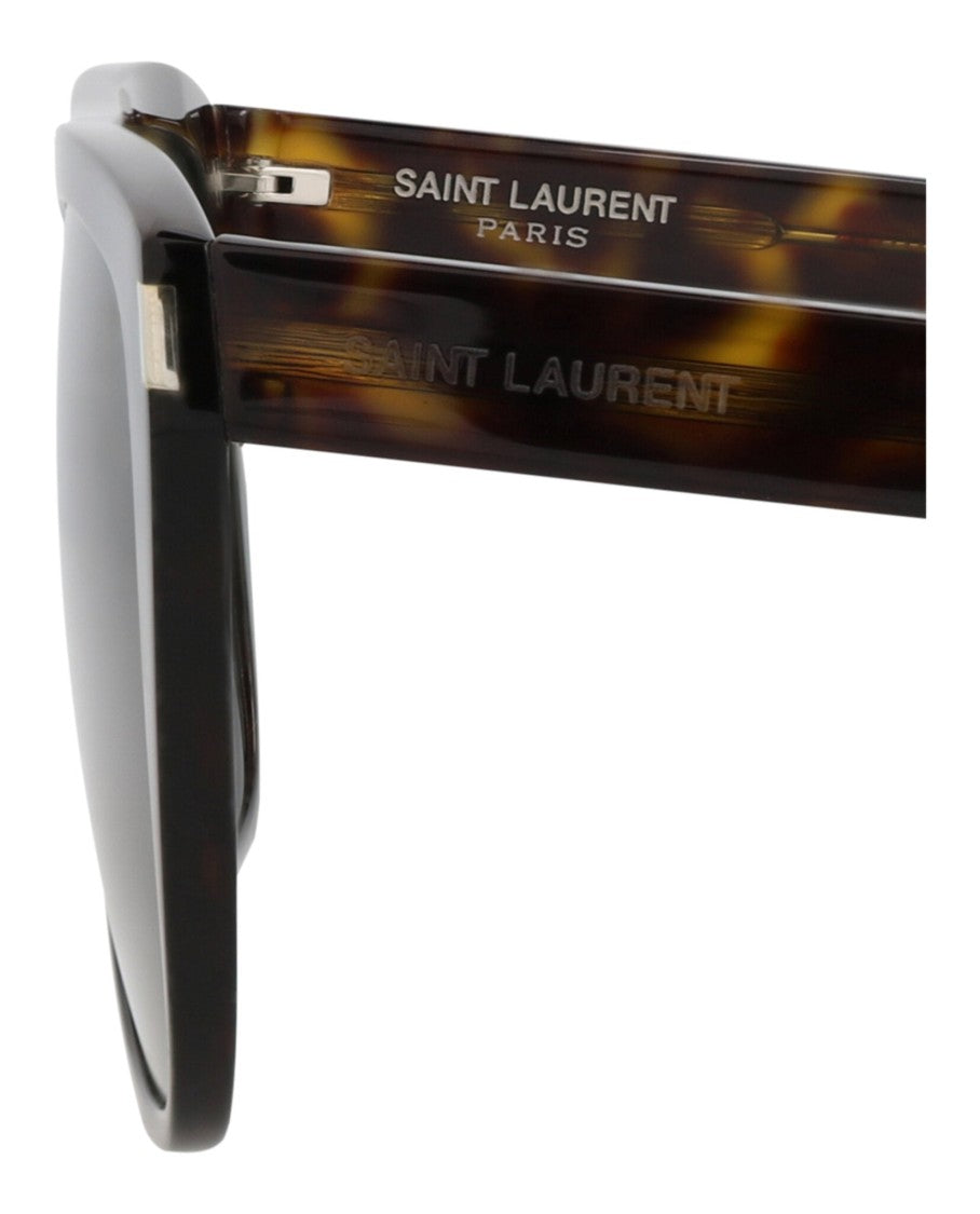 Saint Laurent Round-Frame Acetate Sunglasses