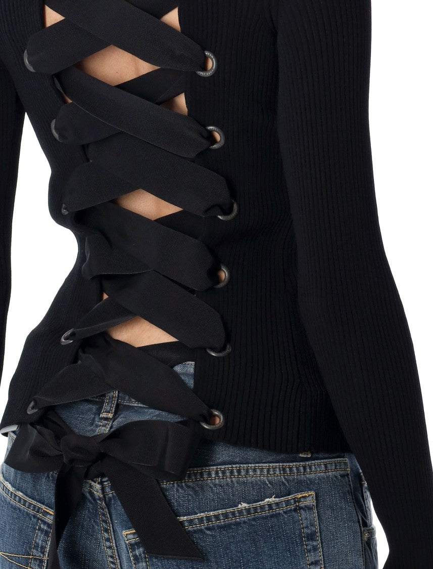 Balenciaga Fitted Ribbed Turtleneck