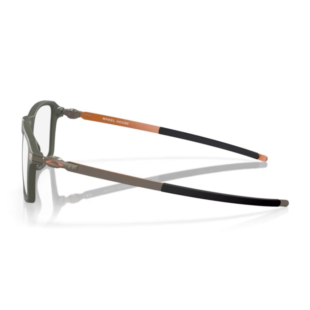 Oakley Ox8166 - Wheel House Matte Olive-Green Square O Matter Frame Eyeglasses