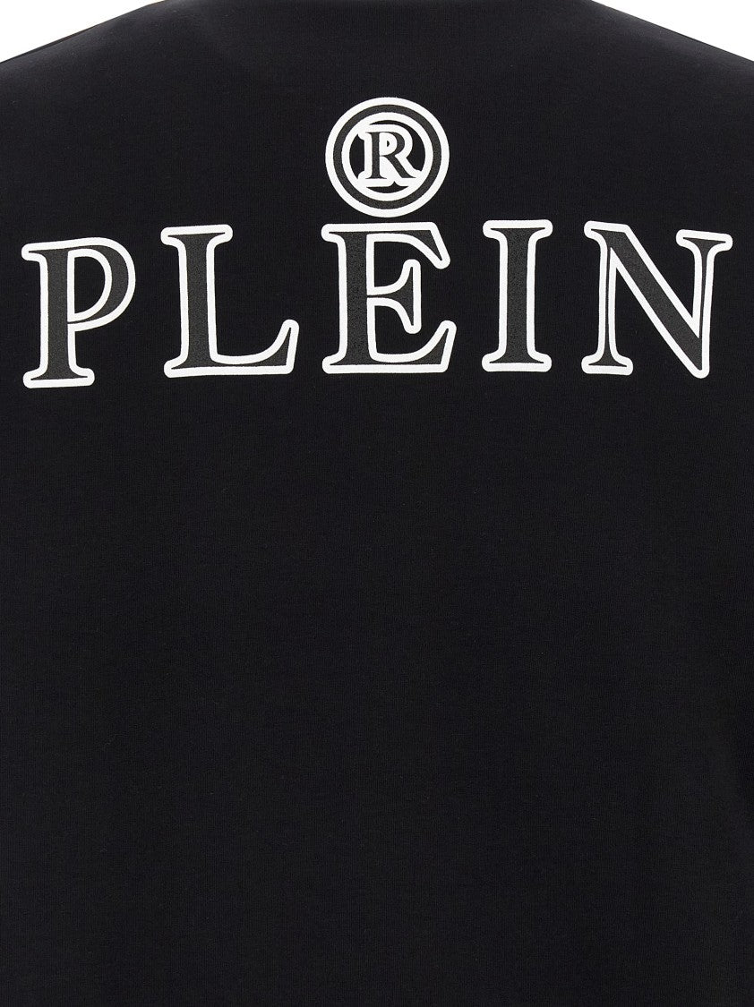 Philipp Plein Tone-On-Tone Logo Patch Hoodie With Practical Pockets