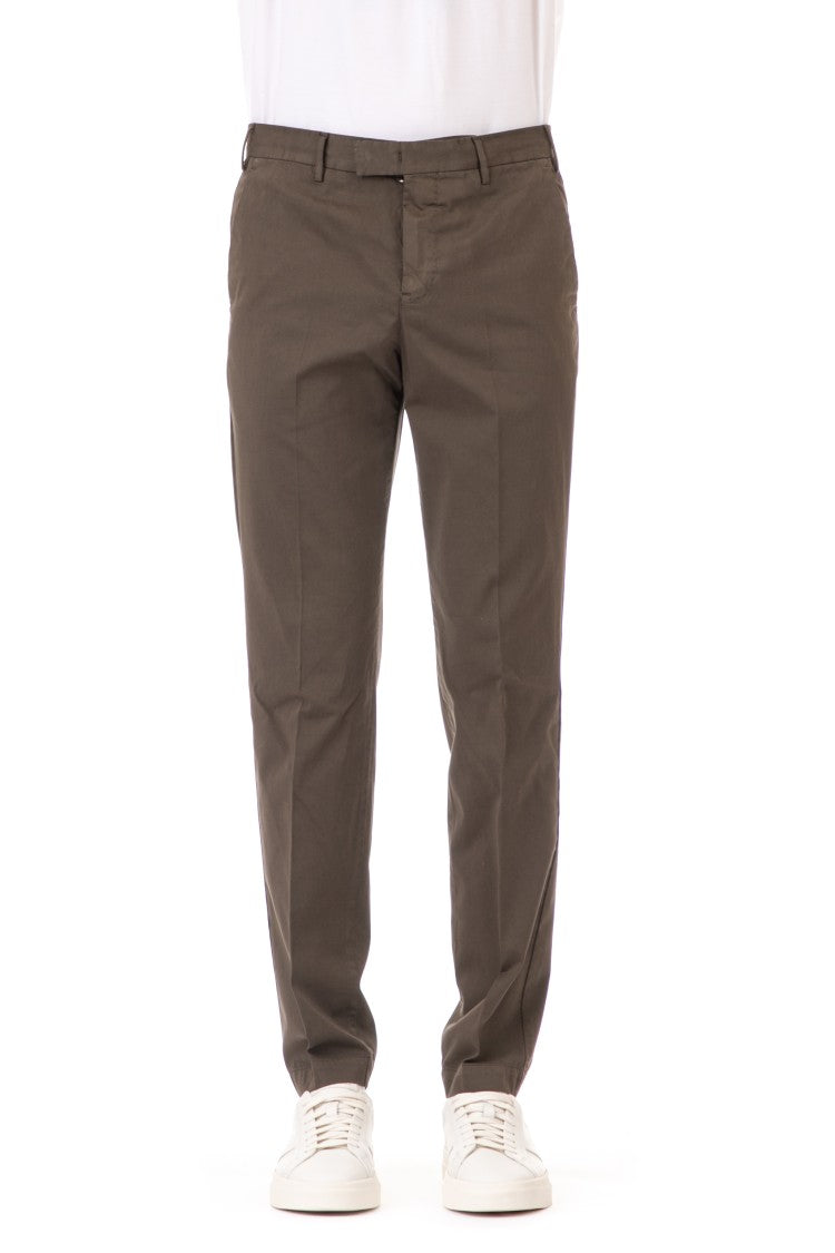 Pt Torino Cotton-Silk Master Fit Trousers