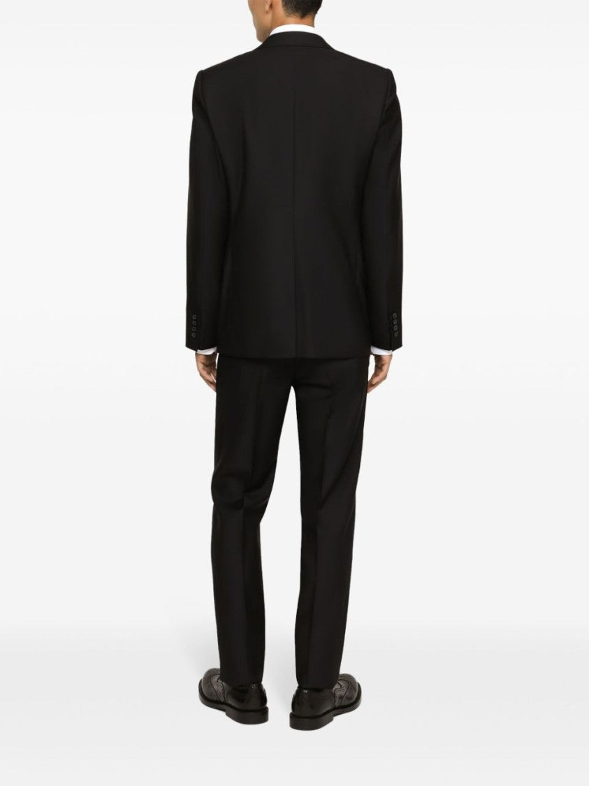 Dolce & Gabbana Black Classic Tailored Suit