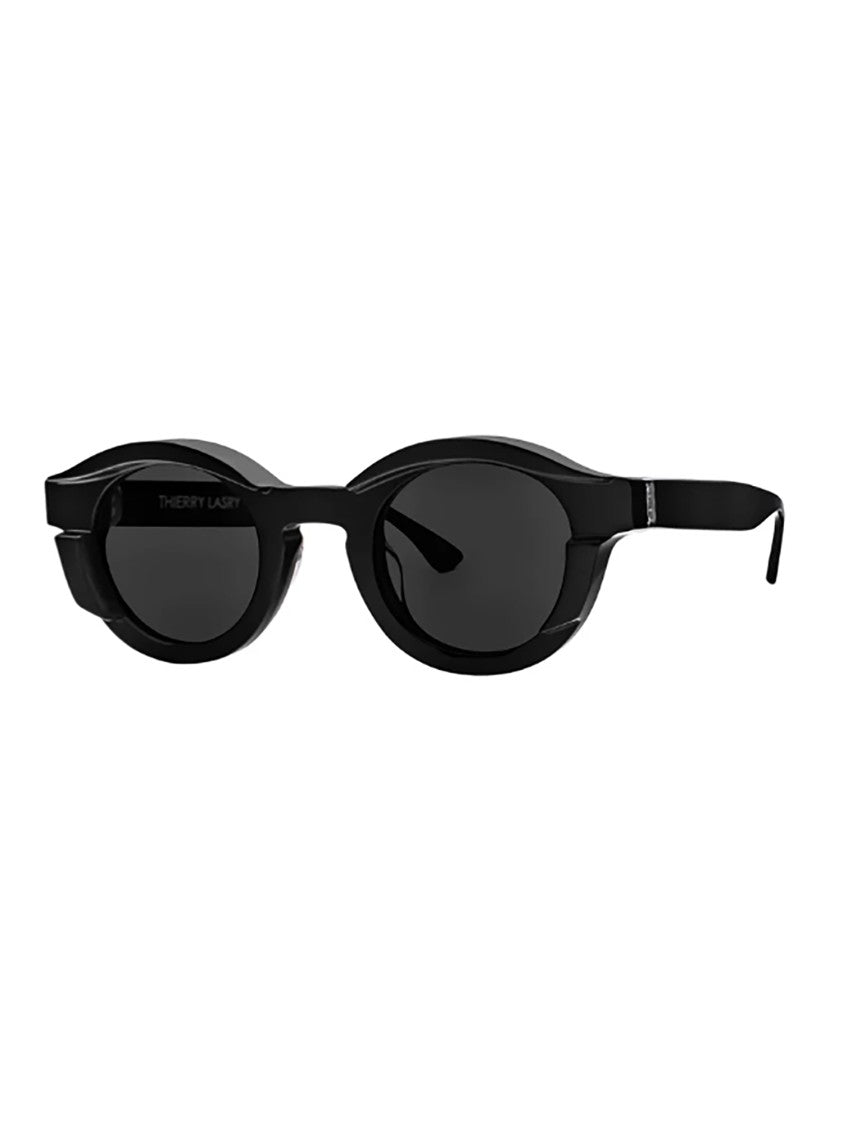 Thierry Lasry Slippery Bold Rounded Frame Sunglasses