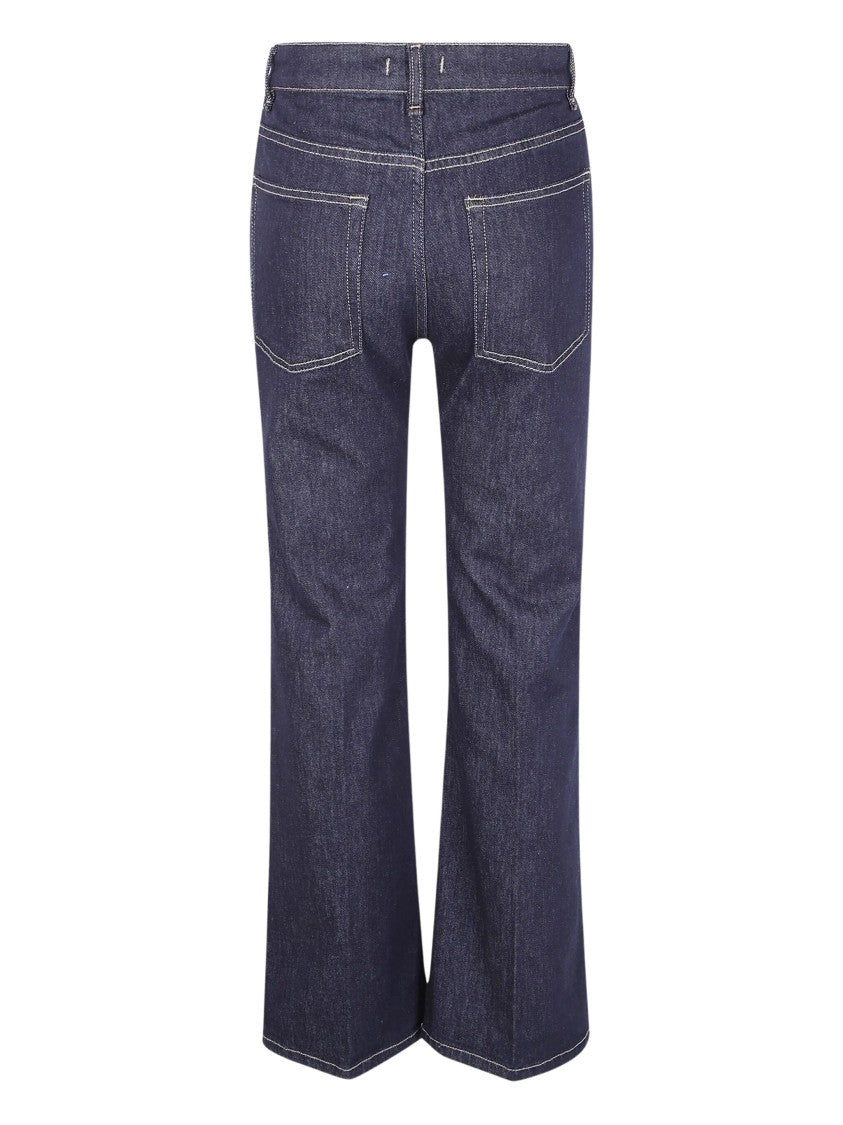 Seventy Venezia Cropped Wide-Leg Jeans With Classic Five-Pocket Design