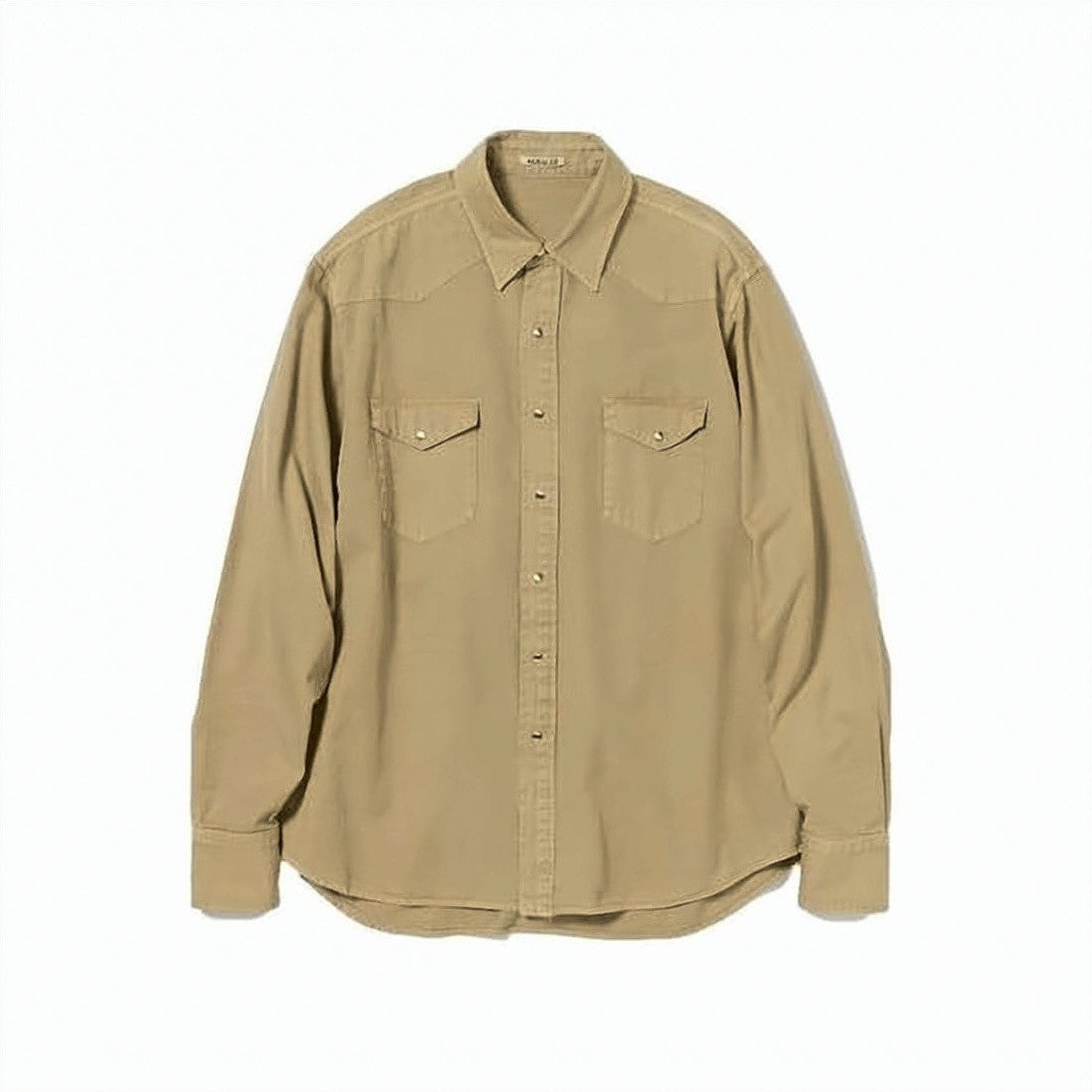 Auralee Long-Sleeve Button-Down Shirt With Chest Pockets