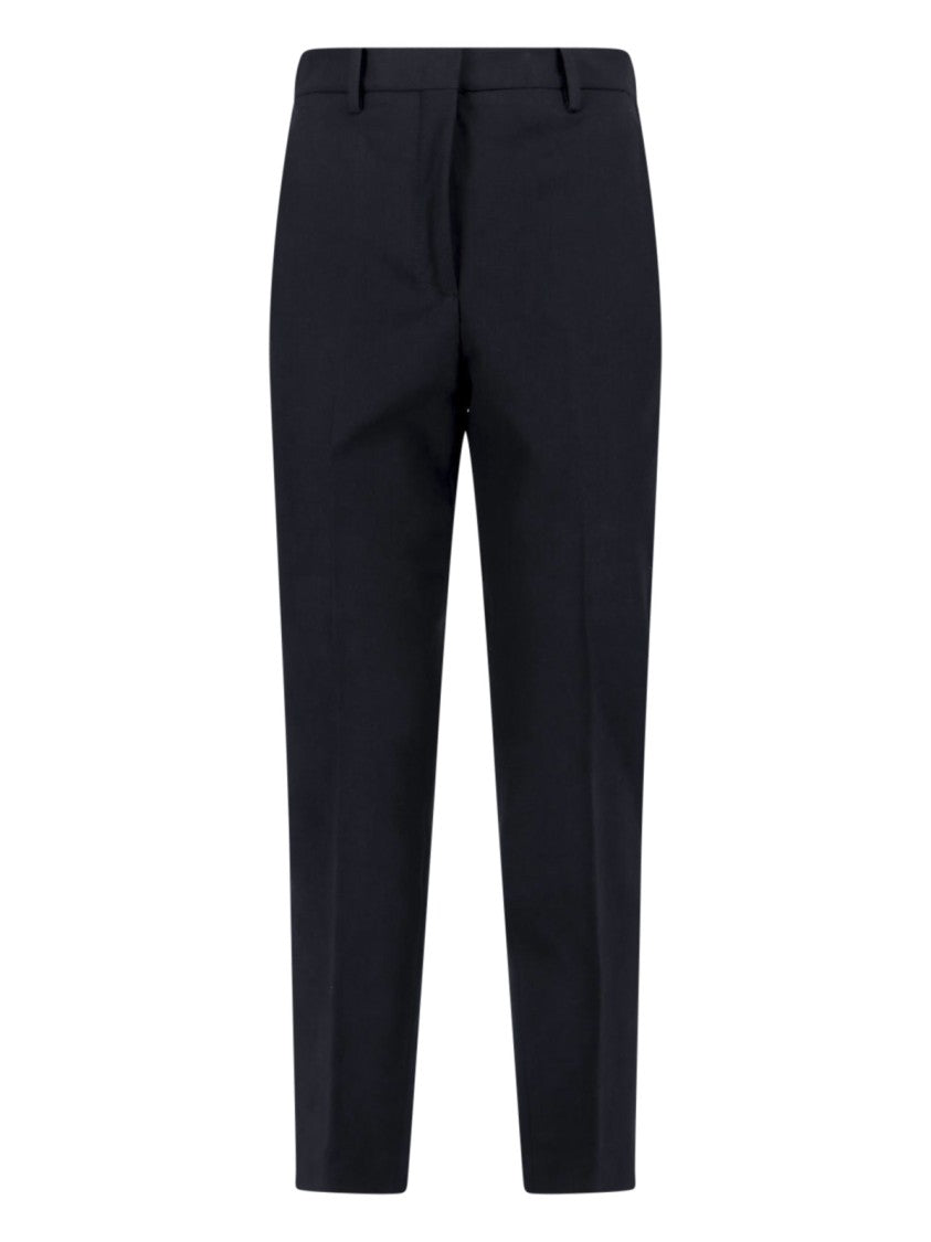 Incotex Silk Blend Trousers – Black