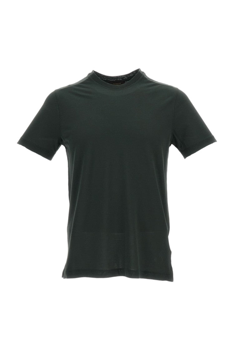 Zanone Crew Neck Slim Fit Cotton T-Shirt With Tailored Silhouette