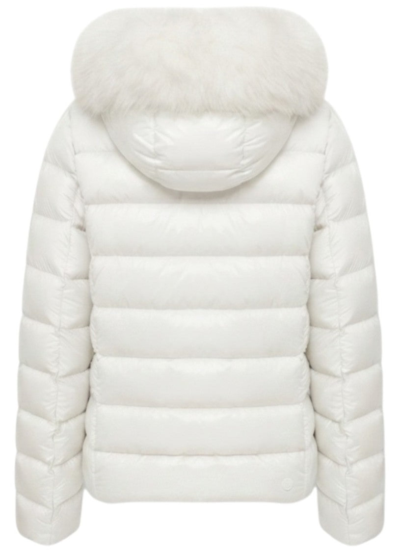 Colmar Tofu Plush Hooded Quilted Down Jacket