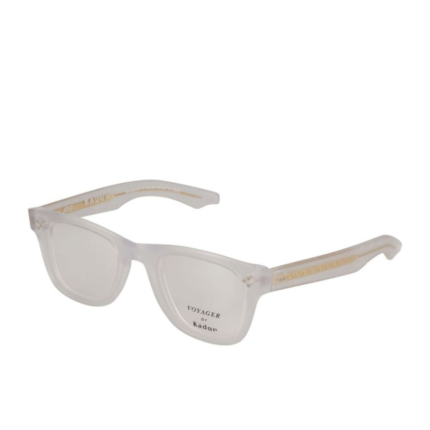 Kador Voyager 23 Translucent Minimalist Sunglasses With Gold-Tone Accents