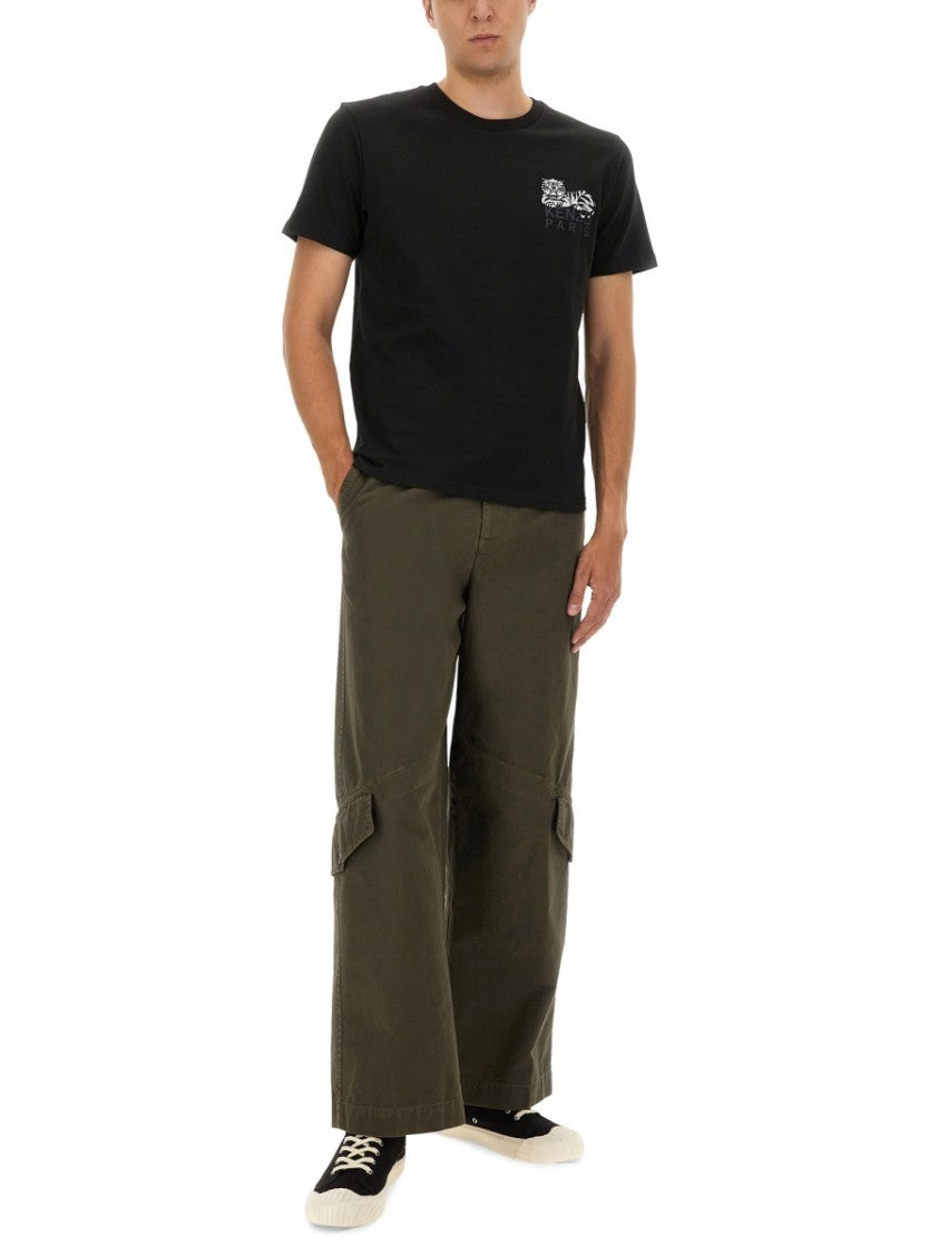 Kenzo Graphic Print Slim Fit T-Shirt