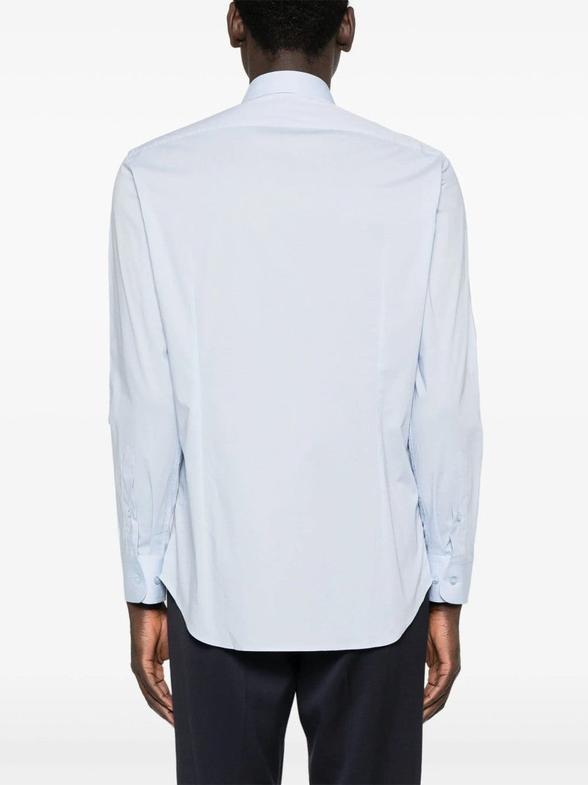 Etro Roma Logo Light Blue Pegasus Shirt