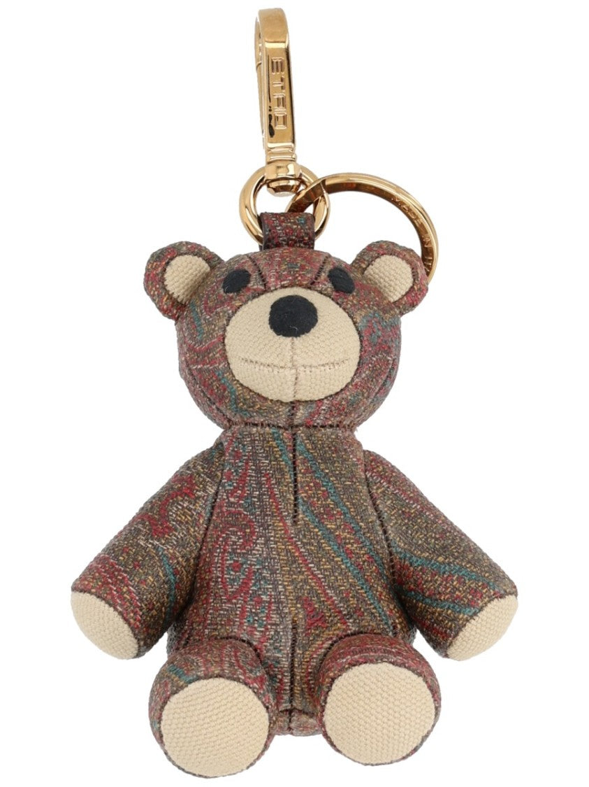 Etro Multicolor Arnica Bear Paisley Charm