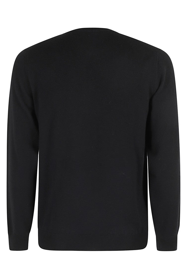Filippo De Laurentis Classic Crew Neck Sweater In Cashmere-Wool Blend