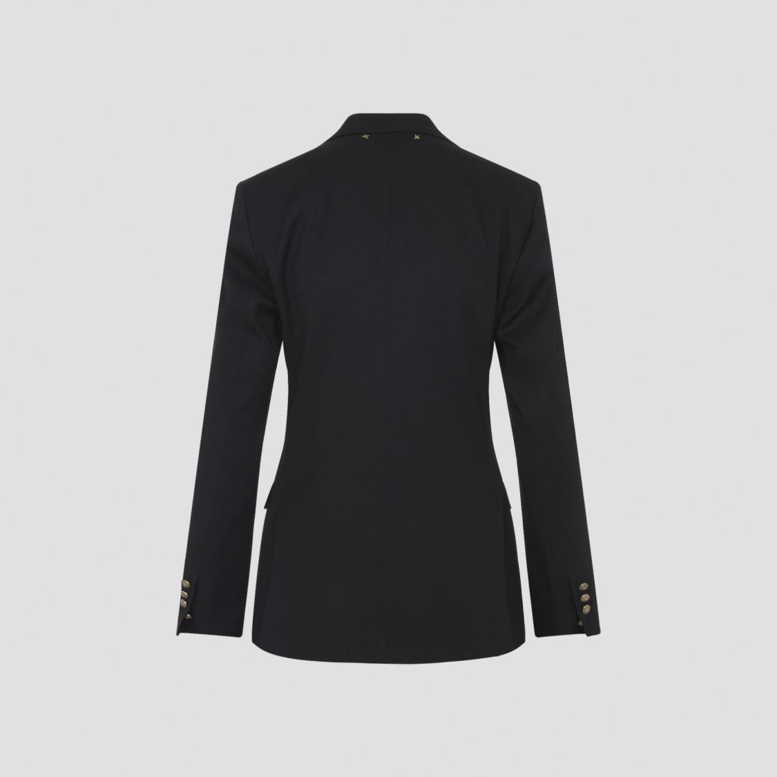 Golden Goose Tailored Double-Breasted Blazer With Gold-Tone Buttons