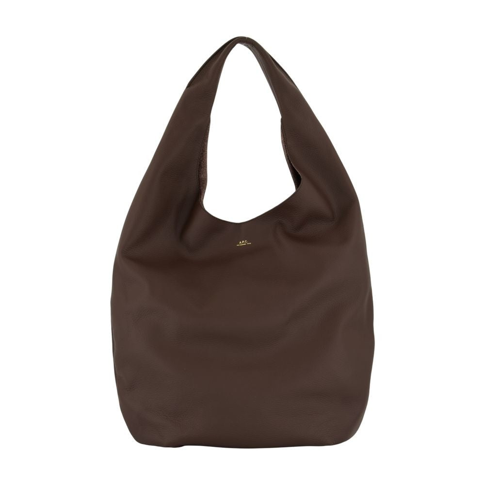 A.P.C. Le Neige Shopper Bag - Leather - Brown