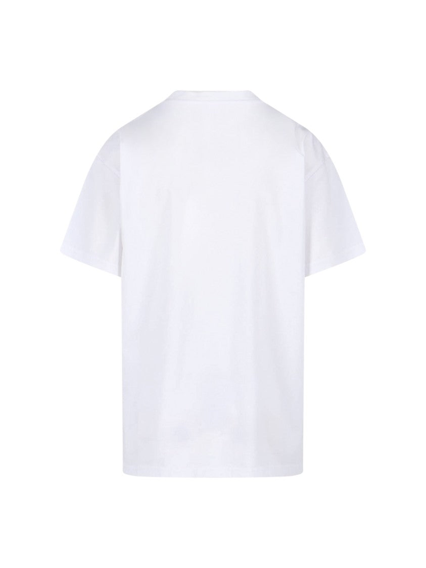 Vivienne Westwood White Orb Crew Neck Cotton T-Shirt