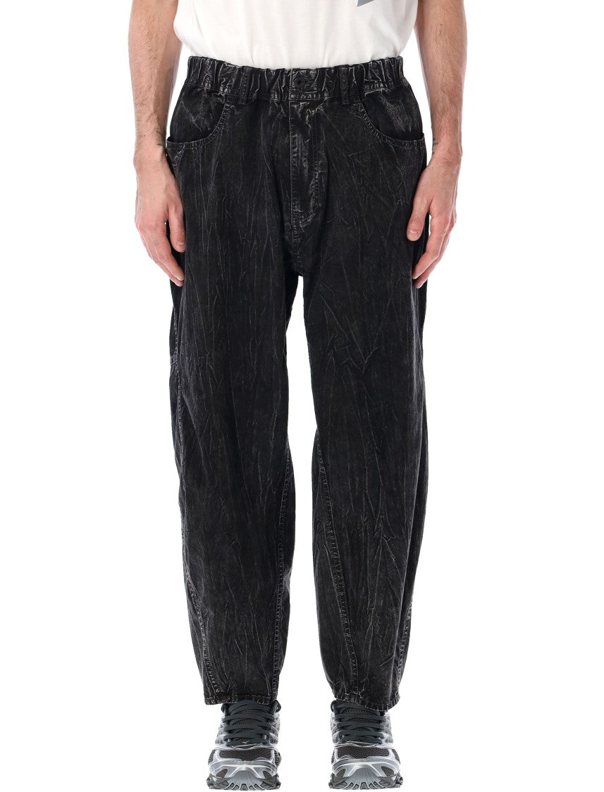 And Wander Textured Cotton Long Trousers