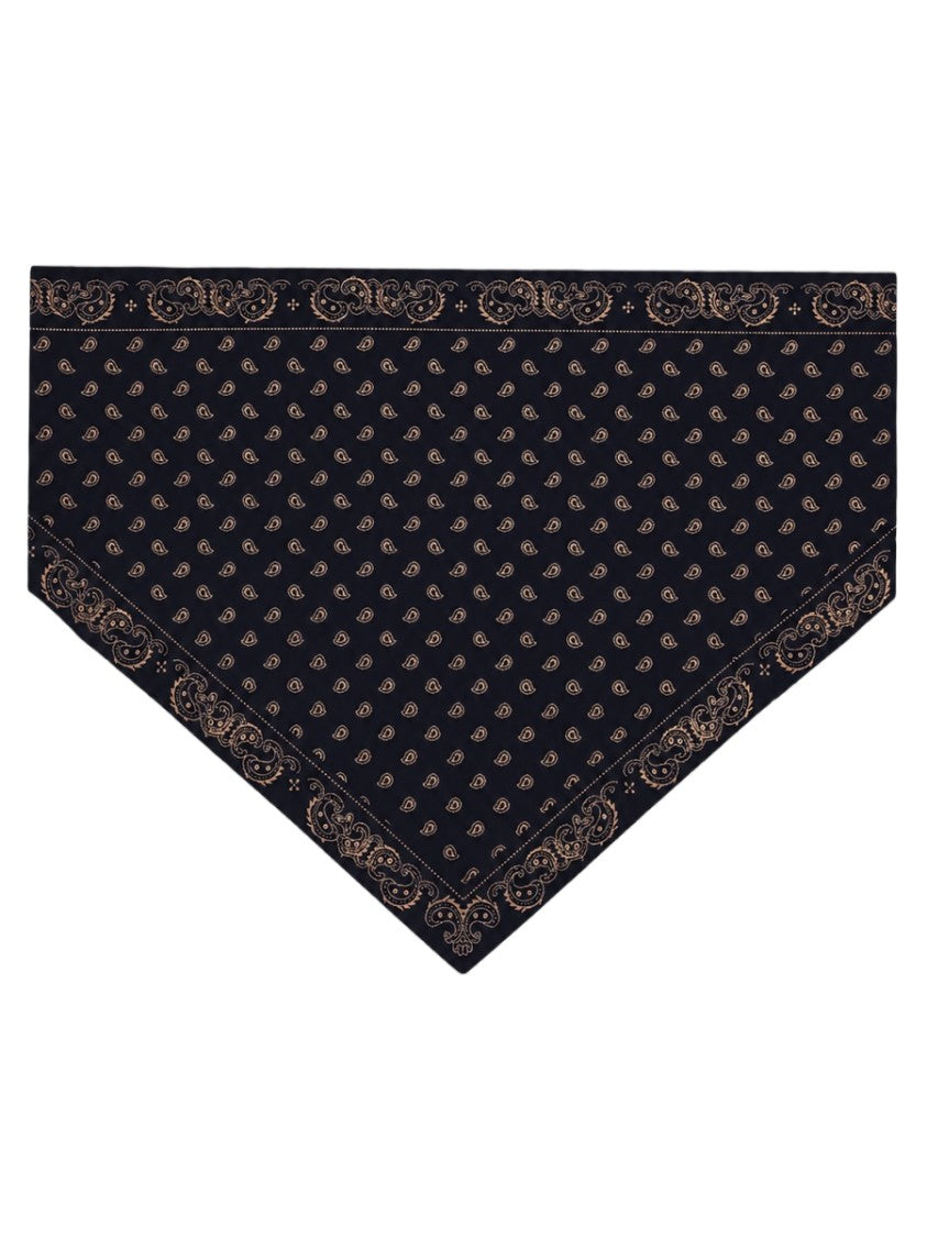 Guest In Residence Reversible Paisley Cotton-Silk Blend Scarf