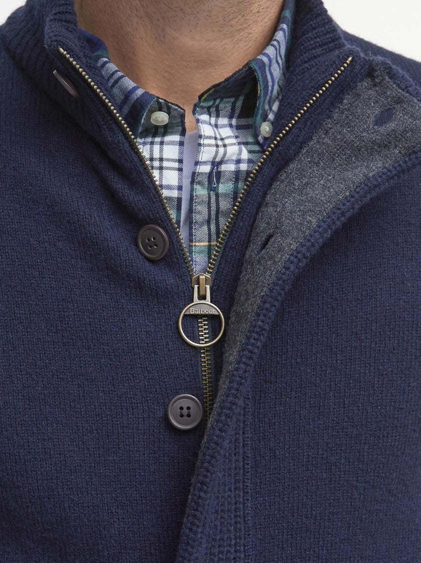 Barbour Essential Patch Zip Through Cardigan