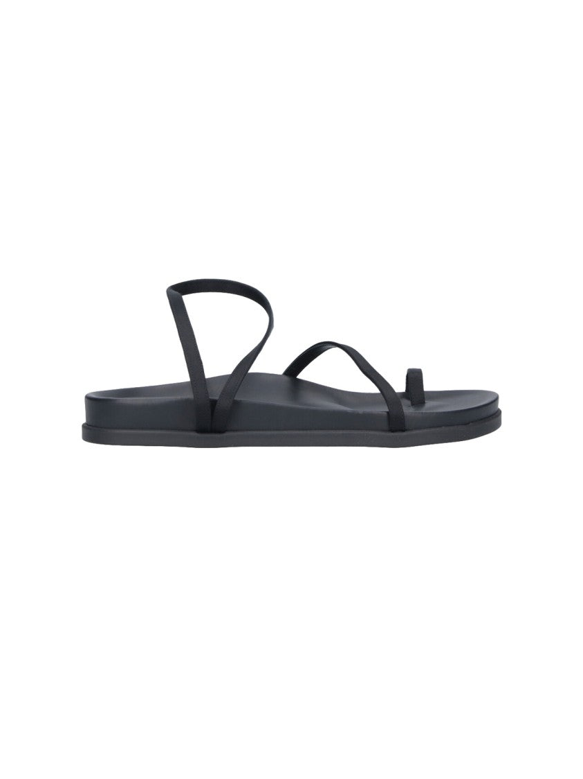 Ancient Greek Sandals "Eleftheria" Sandals – Black