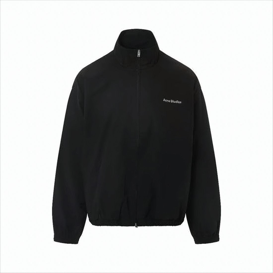 Acne Studios High-Collar Casual Jacket With Logo Detail