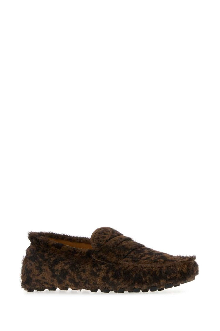 Tod's Printed Calf Hair Loafers