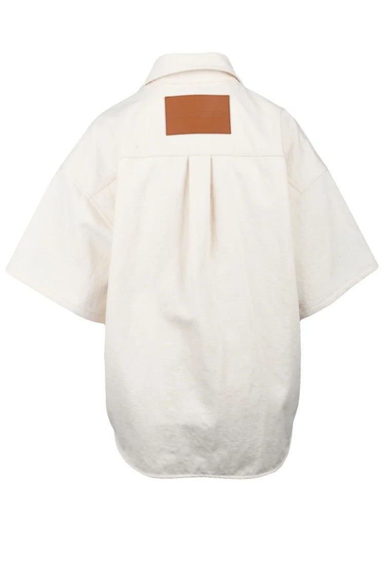 Jil Sander Oversized Cotton Shirt - White