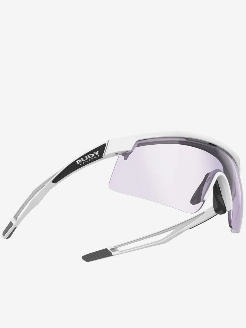 Rudy Project Wraparound Light Purple Tint Sunglasses With Adjustable Nose Pads
