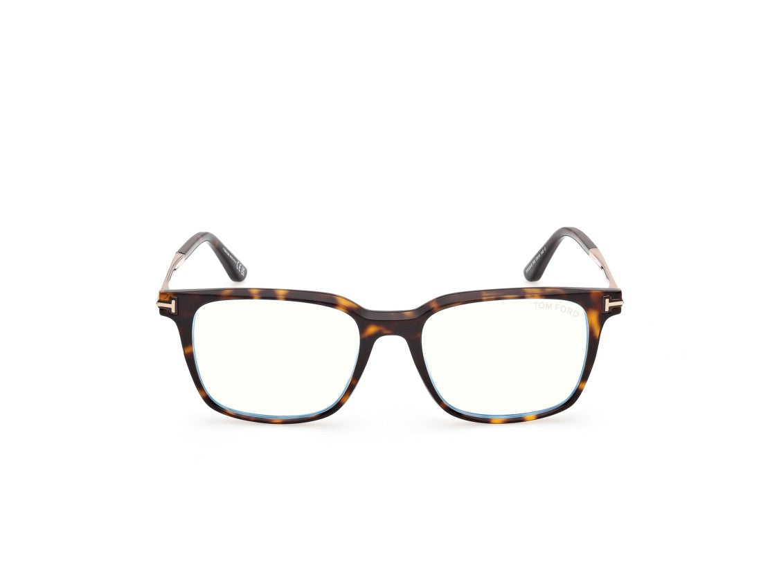 Tom Ford Tortoiseshell Ft6124-B Square Eyeglasses