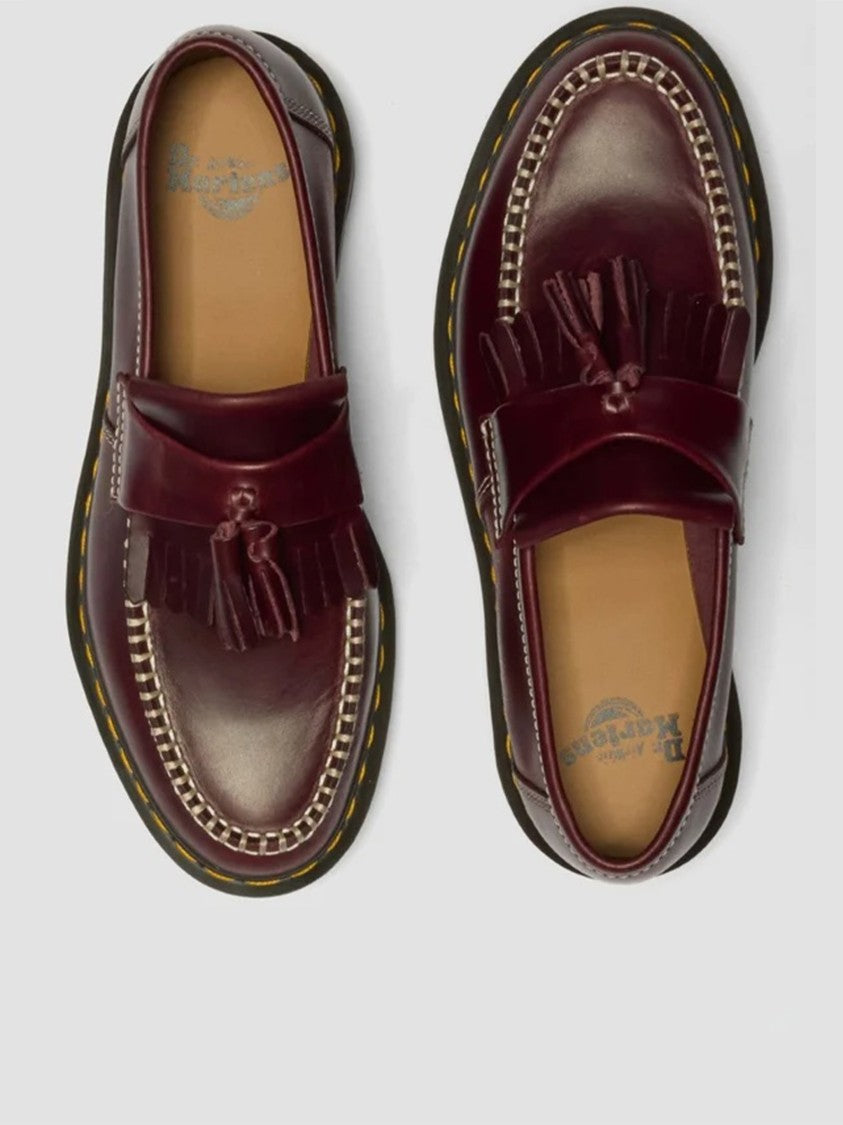 Dr. Martens Adrian Ben Polished Burgundy Tassel Loafers