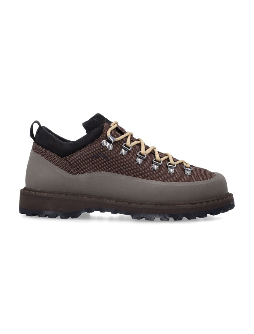 Diemme Brown Technical Rubber Low-Top Sneakers