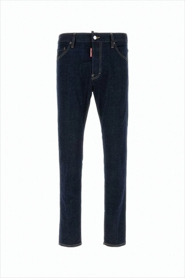 Dsquared2 Dark Indigo Straight-Leg Denim Pants