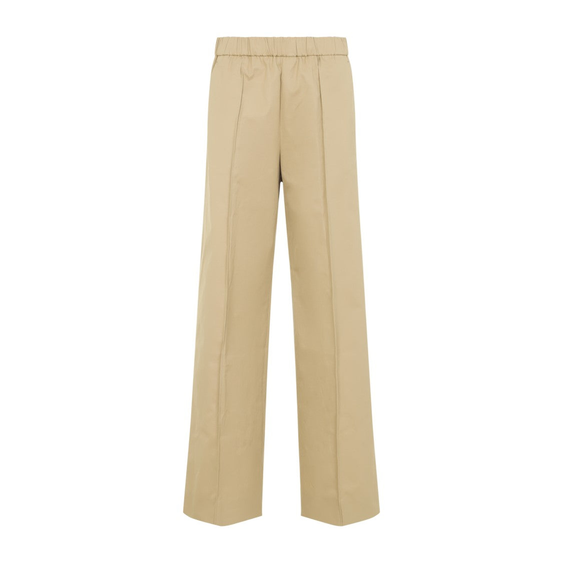 Jil Sander Straight-Leg Trousers With High Elastic Waistband