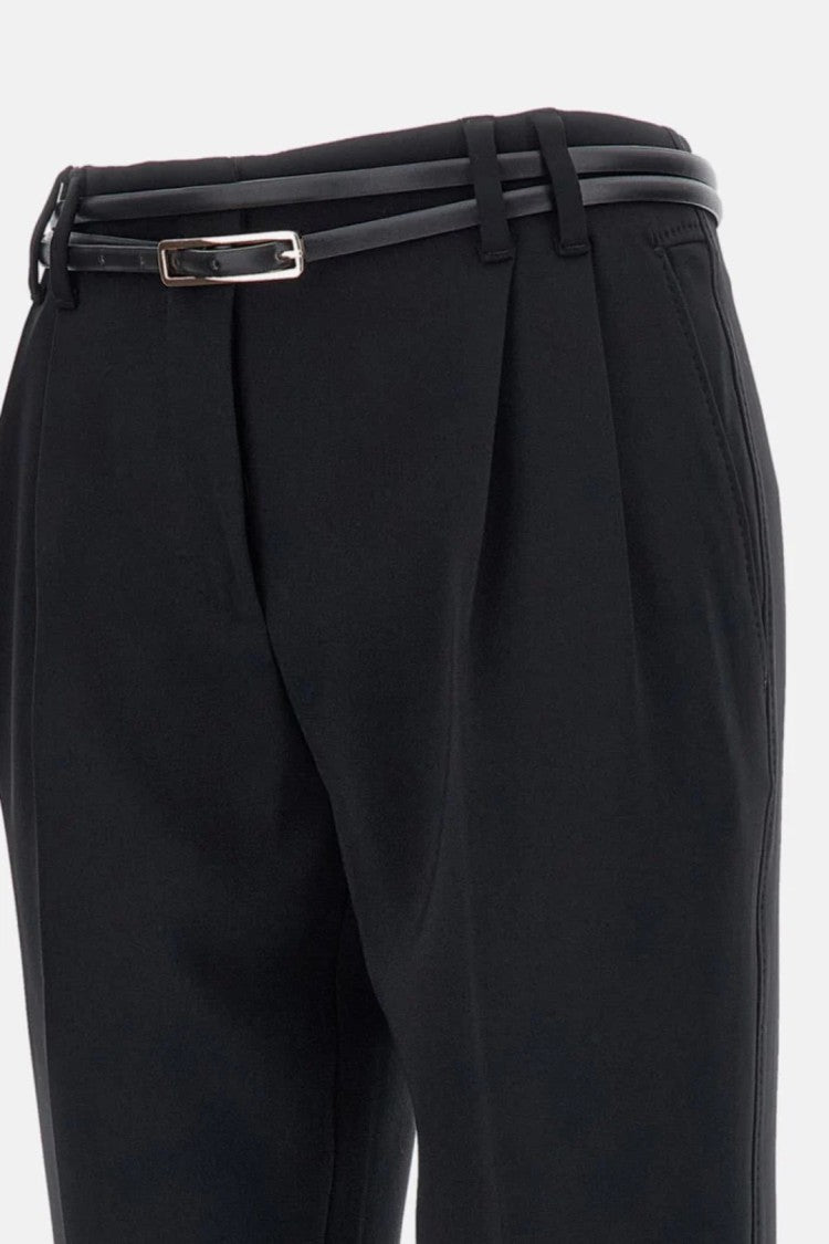 Max Mara Tailored Black Pants With And Refined Fit