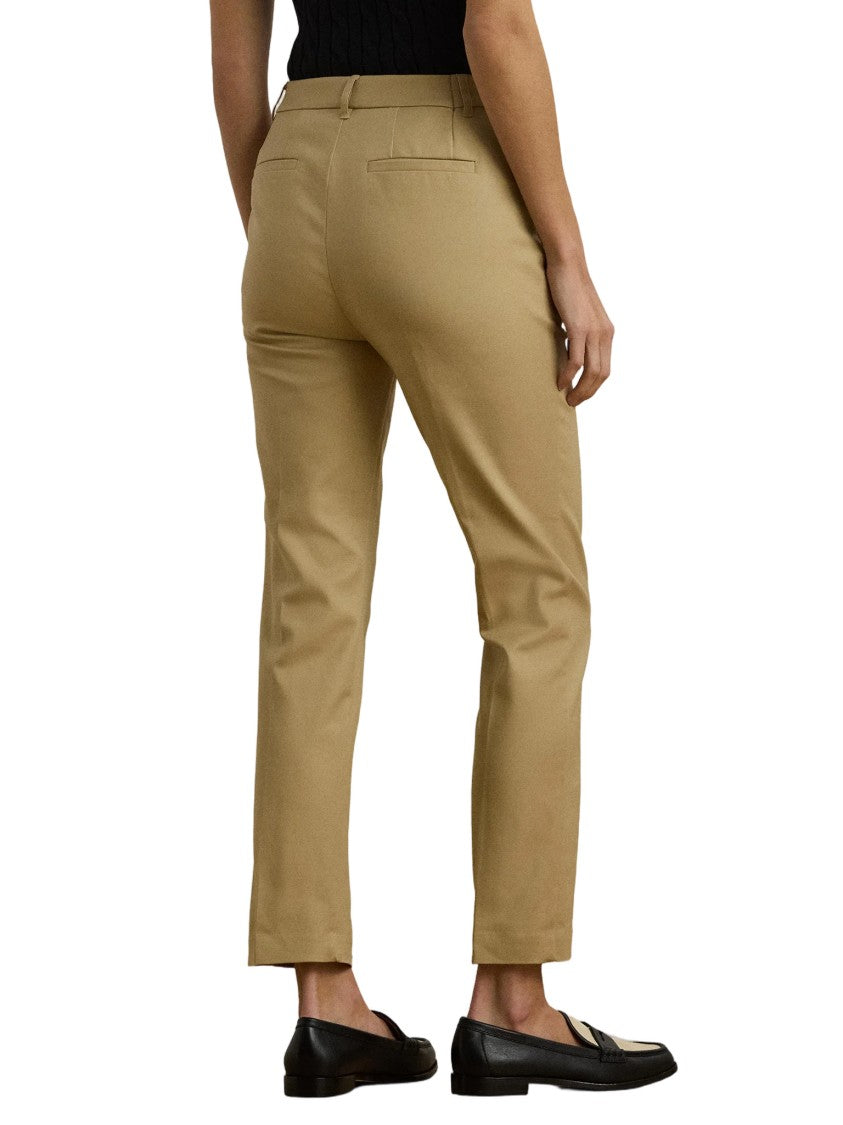 Lauren Ralph Lauren Tailored Slim-Leg Pants With Mid-Rise Waist
