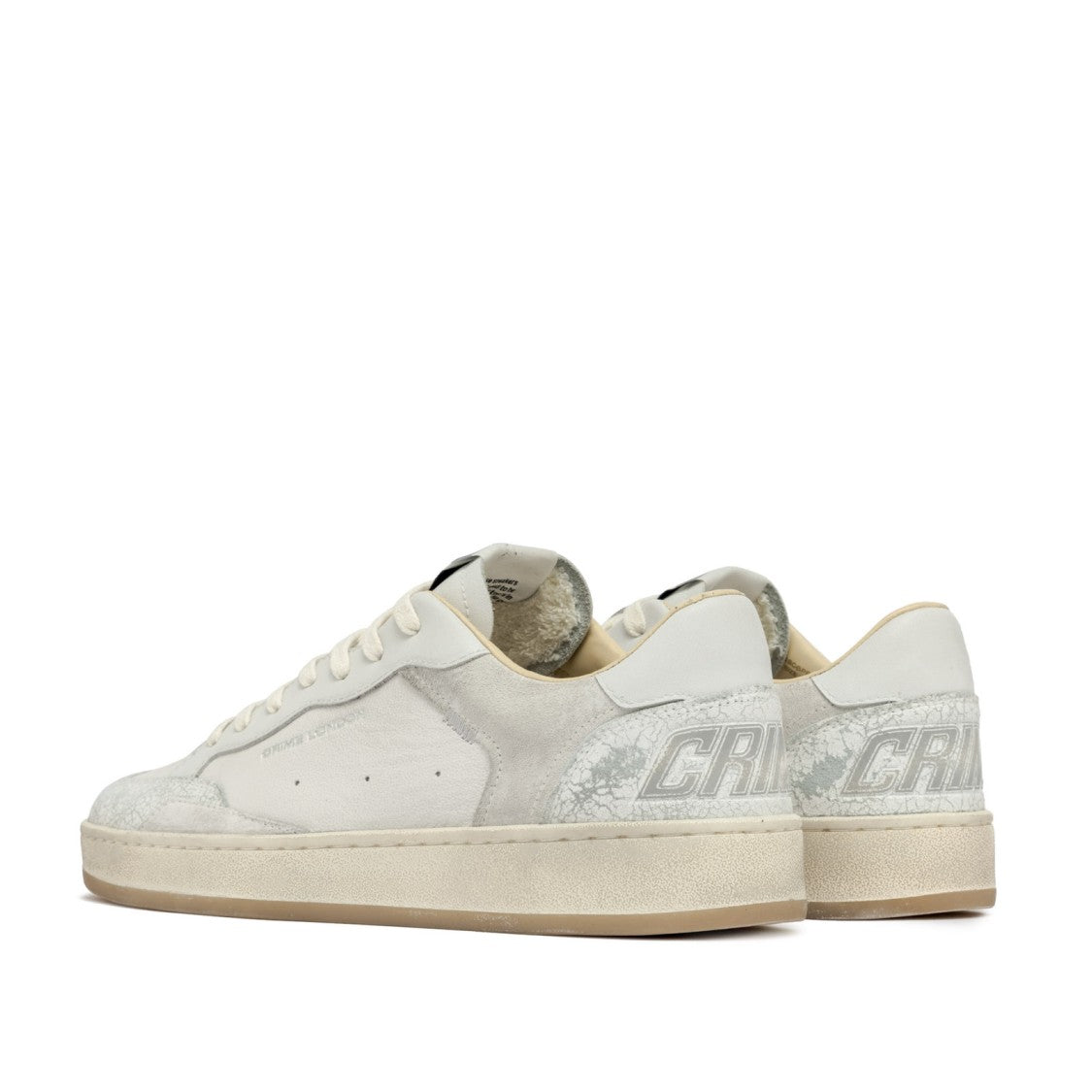 Crime London Chelsea Sneakers In White Leather