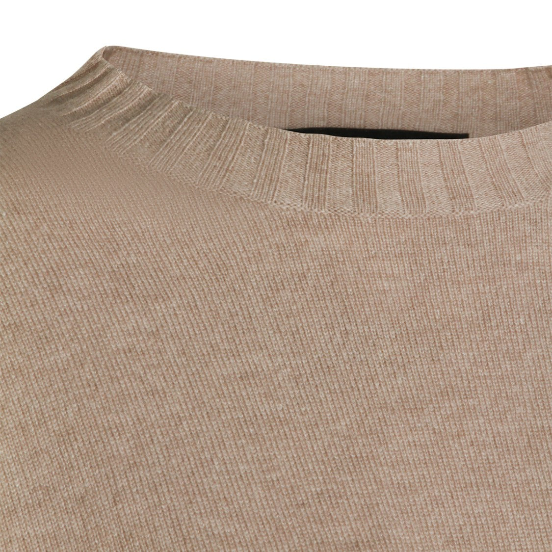 Fabiana Filippi Classic Crew Neck Sweater With Ribbed Detailing