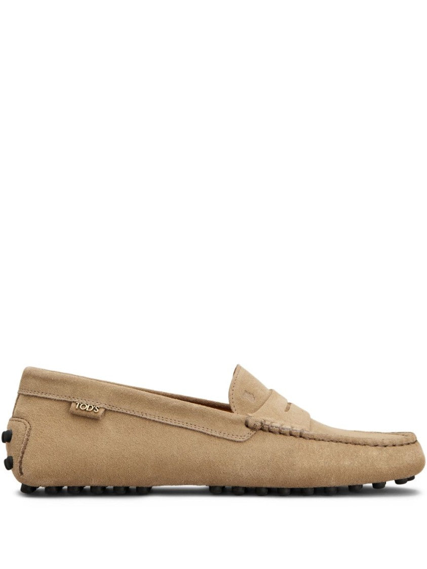 Tod's Classic Suede Calfskin Loafers