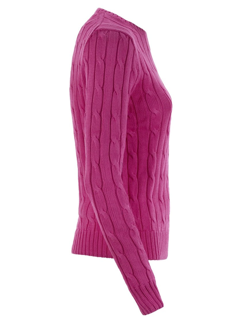 Polo Ralph Lauren Slim-Fit Cable Knit Sweater