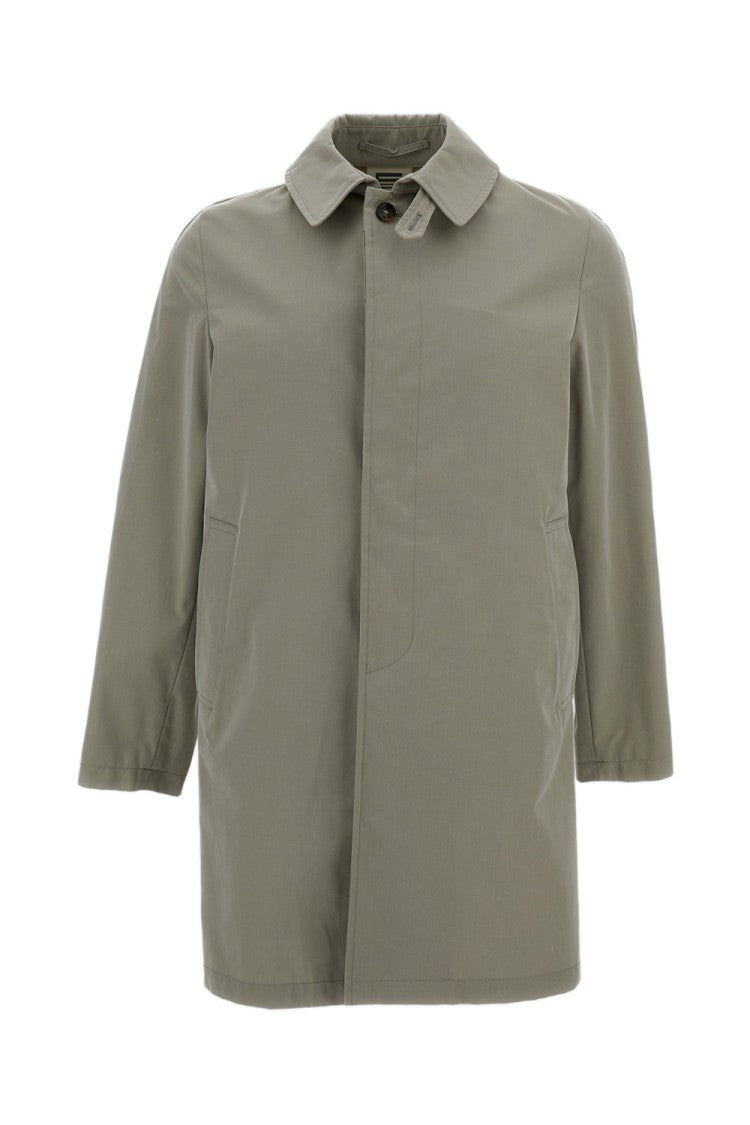 L'impermeabile Minimalist Mid-Length Coat With Classic Collar
