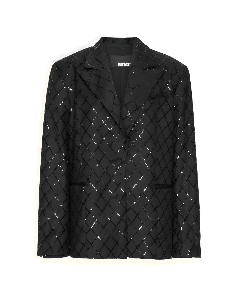 Rotate Oversized Sequin Blazer