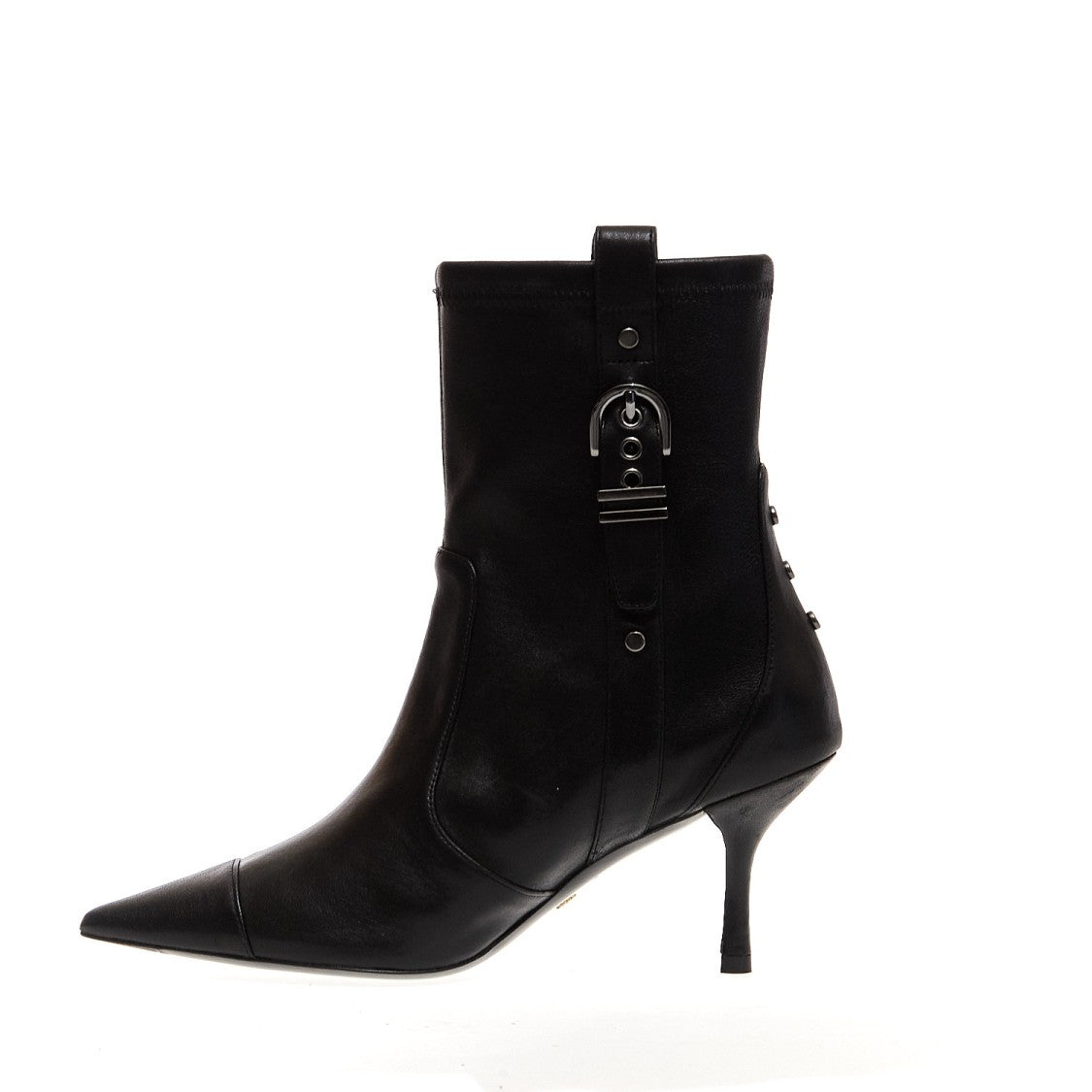 Stuart Weitzman 75Mm Heel Black Ankle Boots
