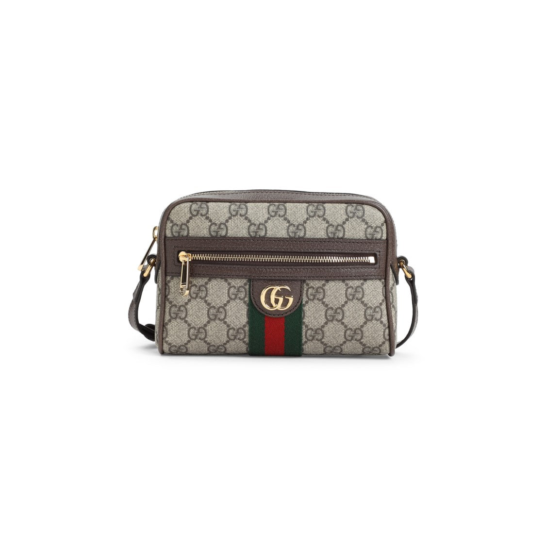 Gucci Ophidia Beige Textile Gg Supreme Pouch
