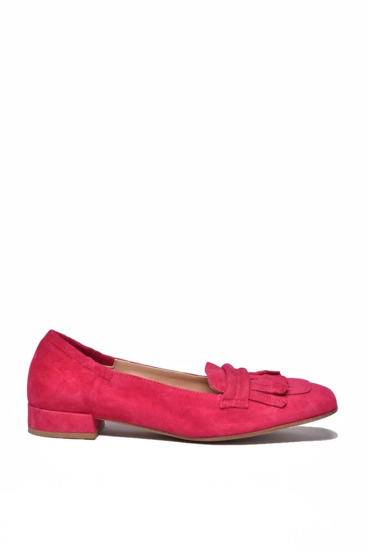 Giancarlo Abbigliamento Suede Loafer - Fuchsia
