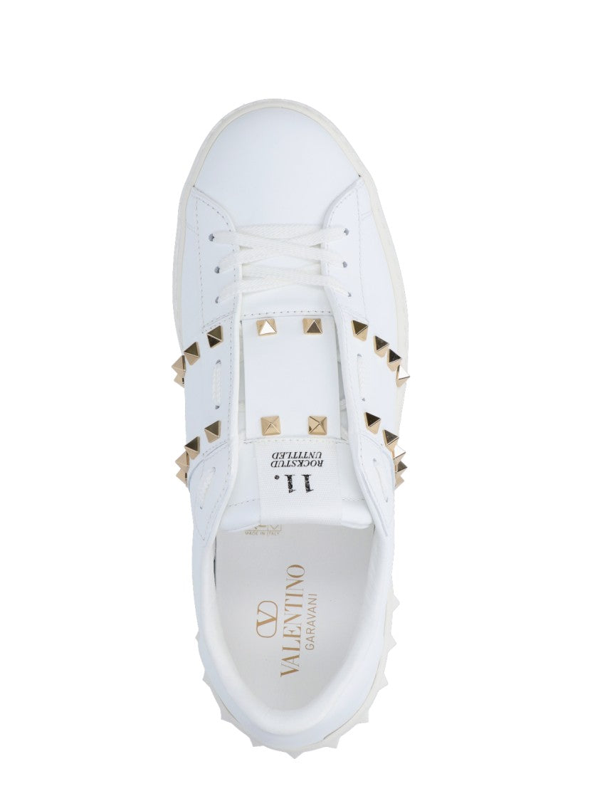 Valentino Garavani 'Rockstud' Sneakers – White