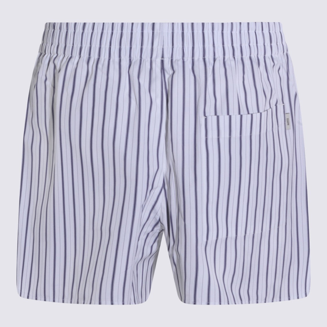 Ami Paris Vertical Striped Shorts