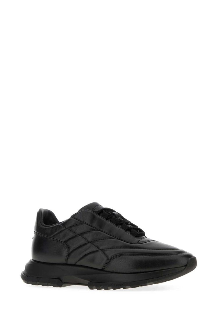 Givenchy Black Leather Trainers Sneakers