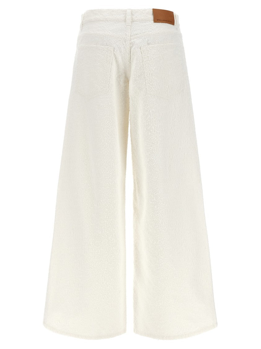Stella Mccartney Wide-Leg Cotton Denim Jeans