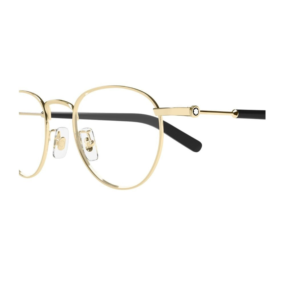 Montblanc Mb0423o Linea Snowcap Phantos-Shaped Gold-Tone Metal Sunglasses