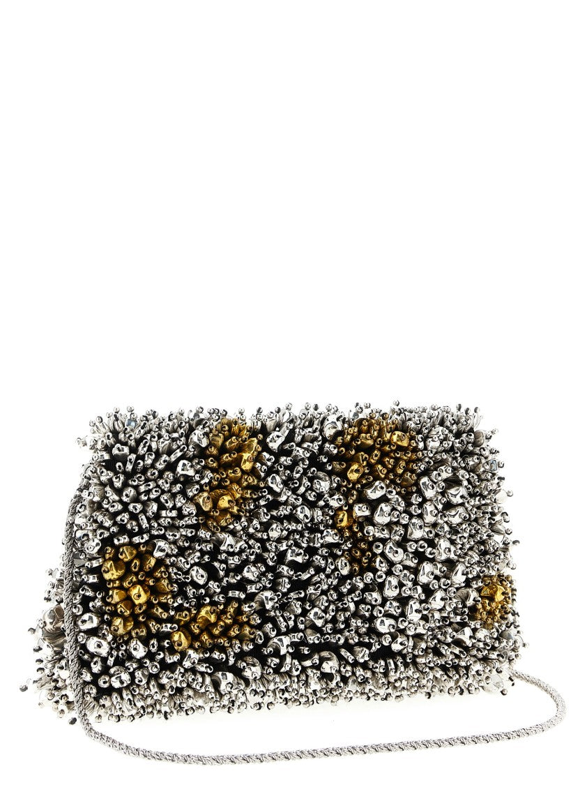 Dries Van Noten Embellished Envelope Clutch